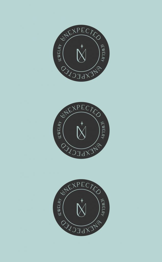 branding unexpected jewerly joyas anillos pendientes identidad de marca visual corporativa marca logotipo marketing diseño grafico packaging