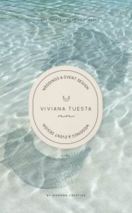 fondo mar boda marca branding visual viviana tuesta wedding planner logotipo logo diseño
