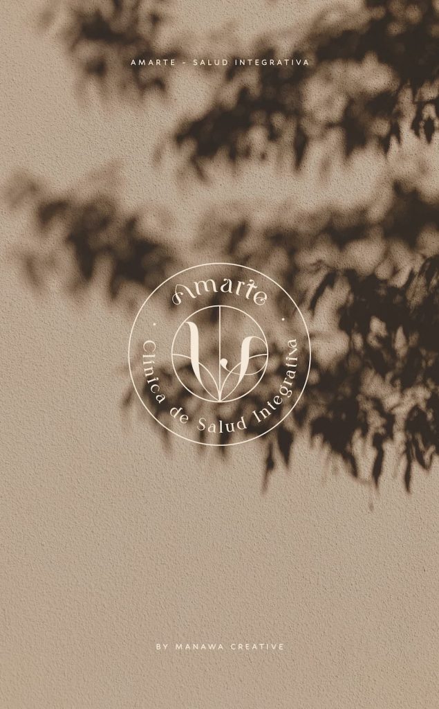Tipografías seleccionadas para la identidad visual de la Clínica Amarte.