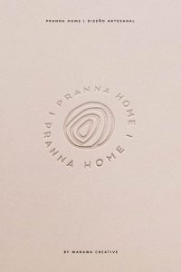 Isotipo y logotipo de Pranna Home, parte del branding estratégico artesanal realizado por Manawa Creative.