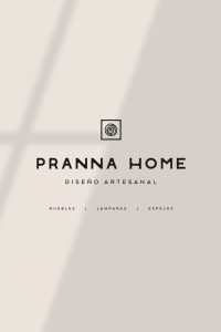 Logotipo de Pranna Home, diseño artesanal minimalista creado en el branding por Manawa Creative.