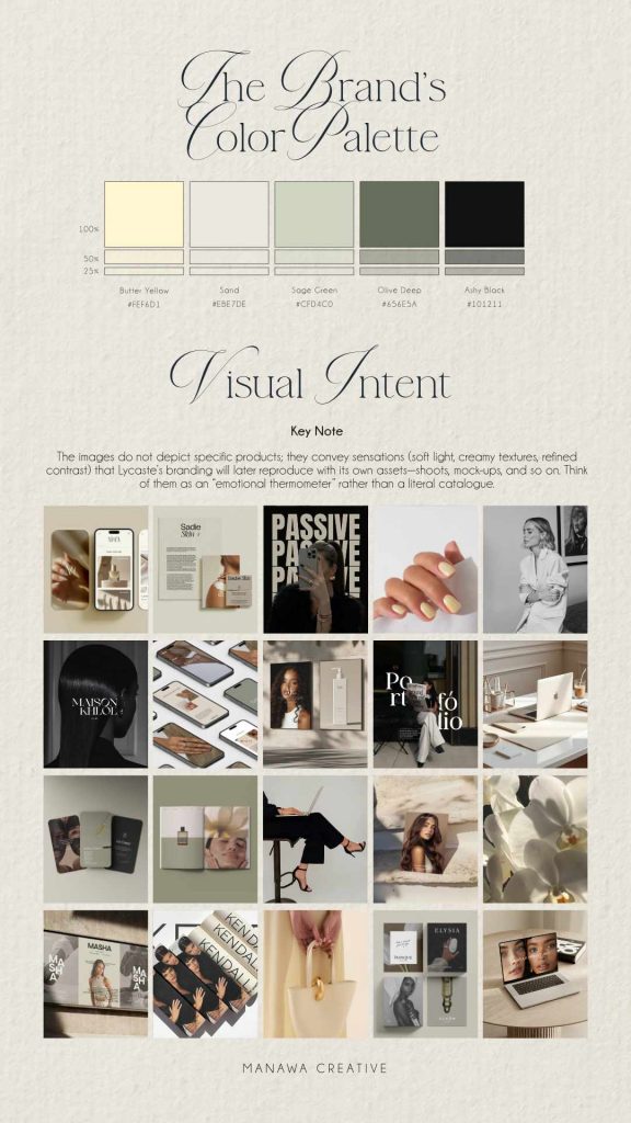 Paleta de Color y Visual Intent – Lycaste Marketing Partners