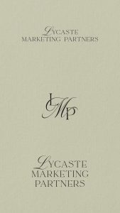 Variaciones del logotipo e isotipo de Lycaste Marketing Partners en la paleta botánica de la marca, branding de Manawa Creative.